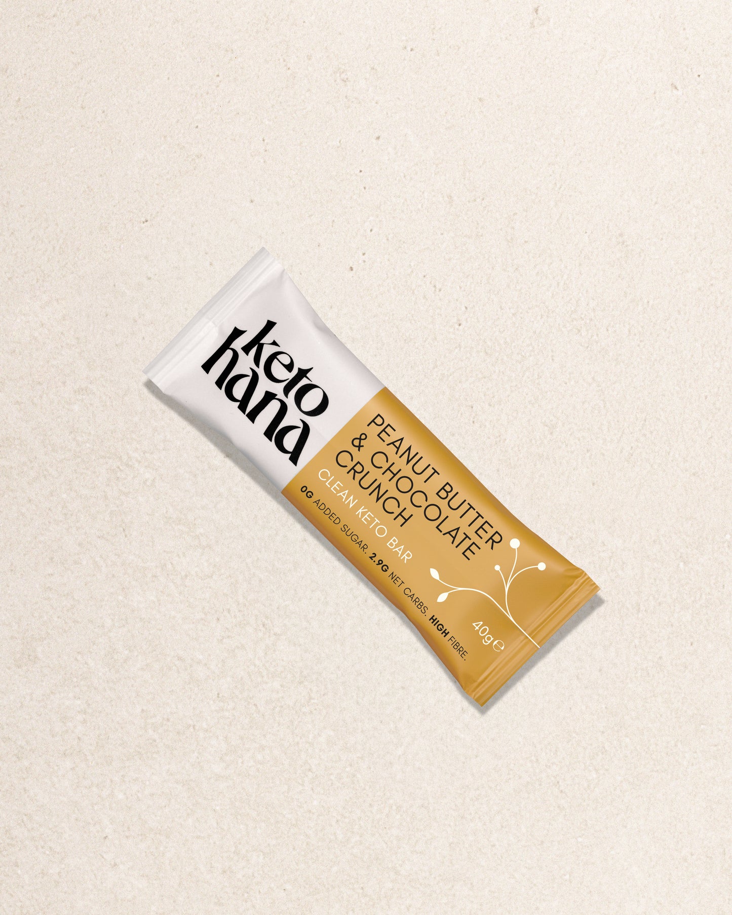 Clean Keto Crunch Bars | Peanut Butter & Chocolate Crunch (9 bars)