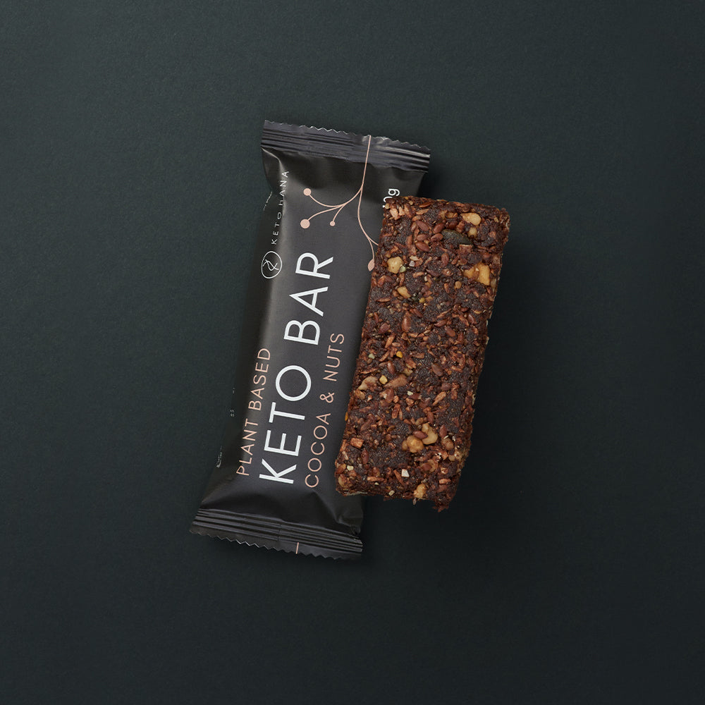 Nutrition facts for keto hana cocoa granola