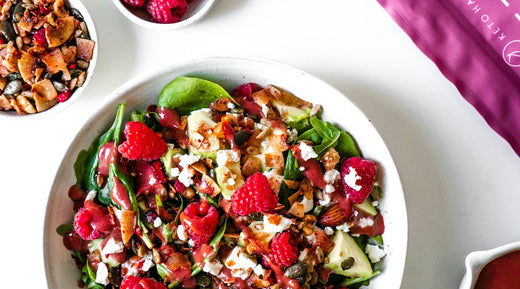 Raspberry and balsamic salad