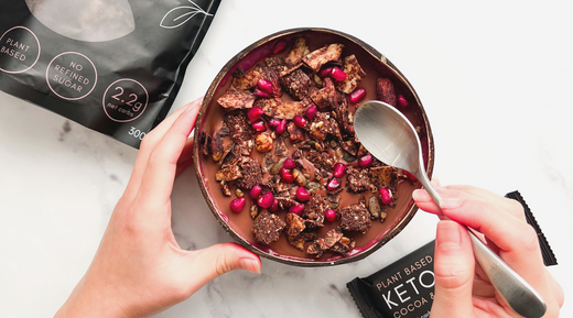 Frozen Chocolate Bowl | Keto Hana Recipes