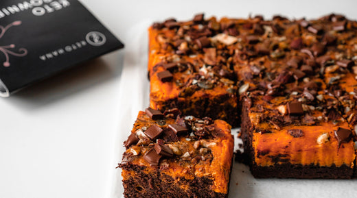 Halloween Brownie Cheesecake