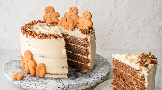 Christmas gingerbread keto cake recipe