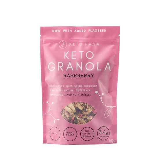 Raspberry Keto Granola