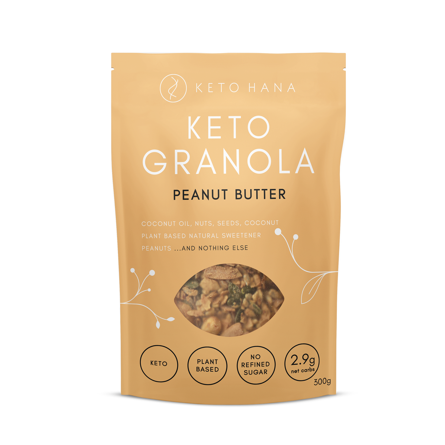 Peanut Butter Keto Granola