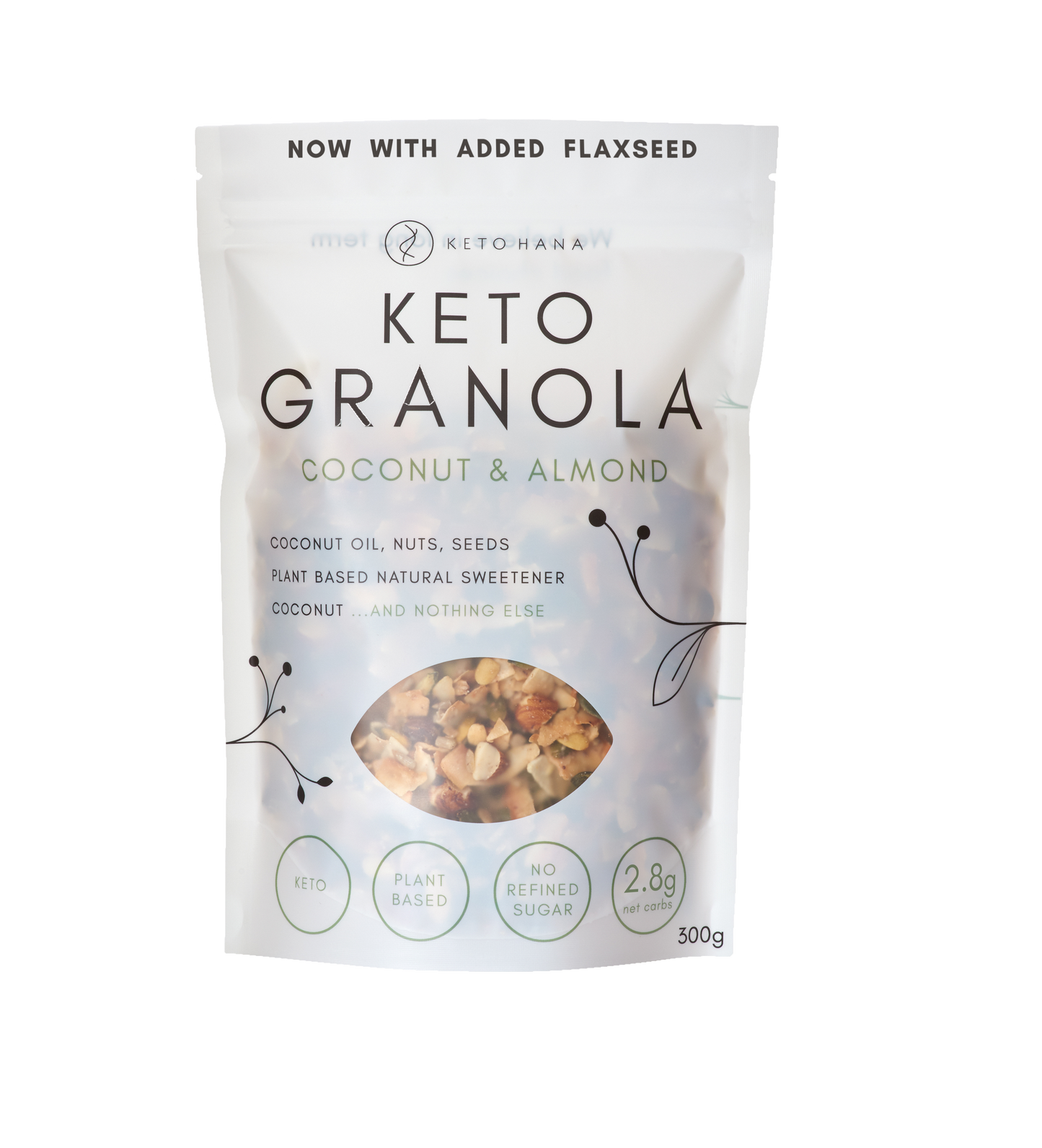 Coconut & Almond Keto Granola (Plant Based)