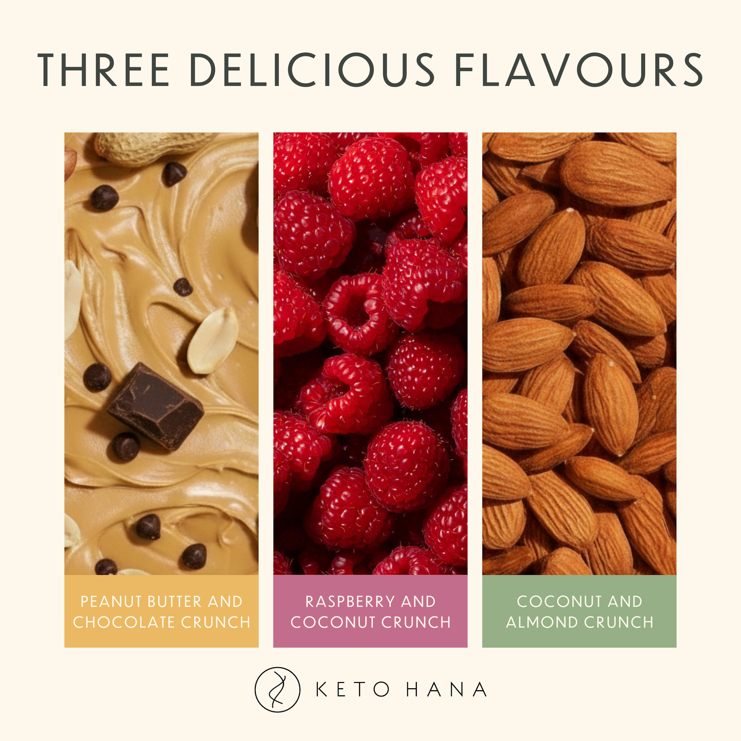 Clean Keto Crunch Bars | Variety Pack (9 bars)