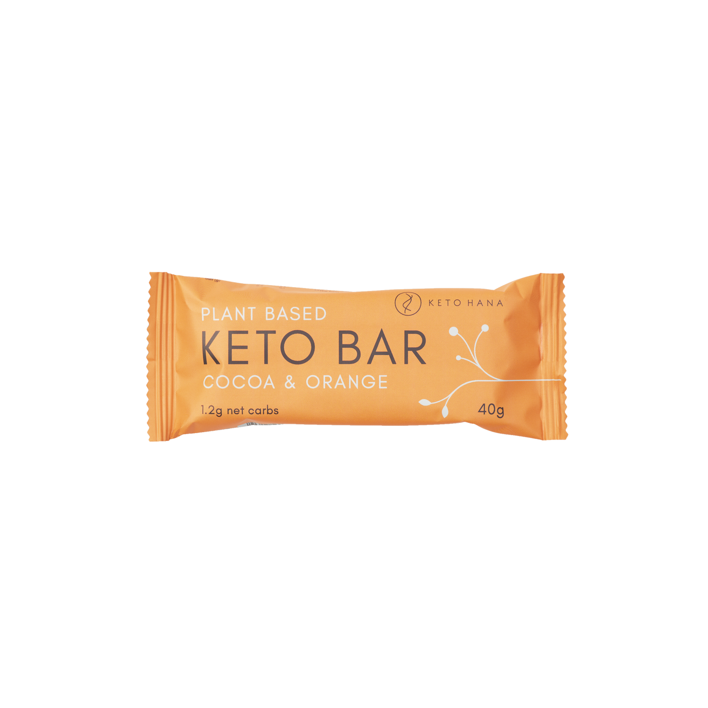 a keto hana cocoa and orange keto bar