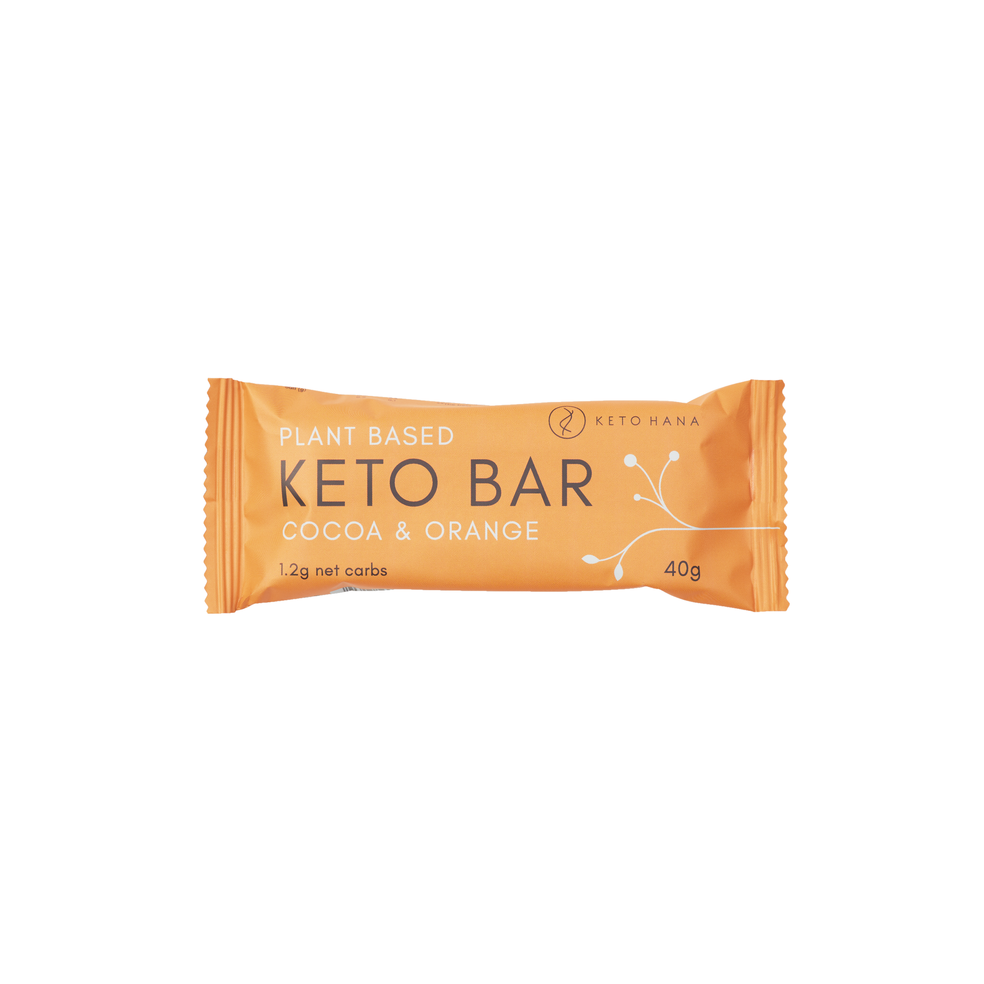a keto hana cocoa and orange keto bar